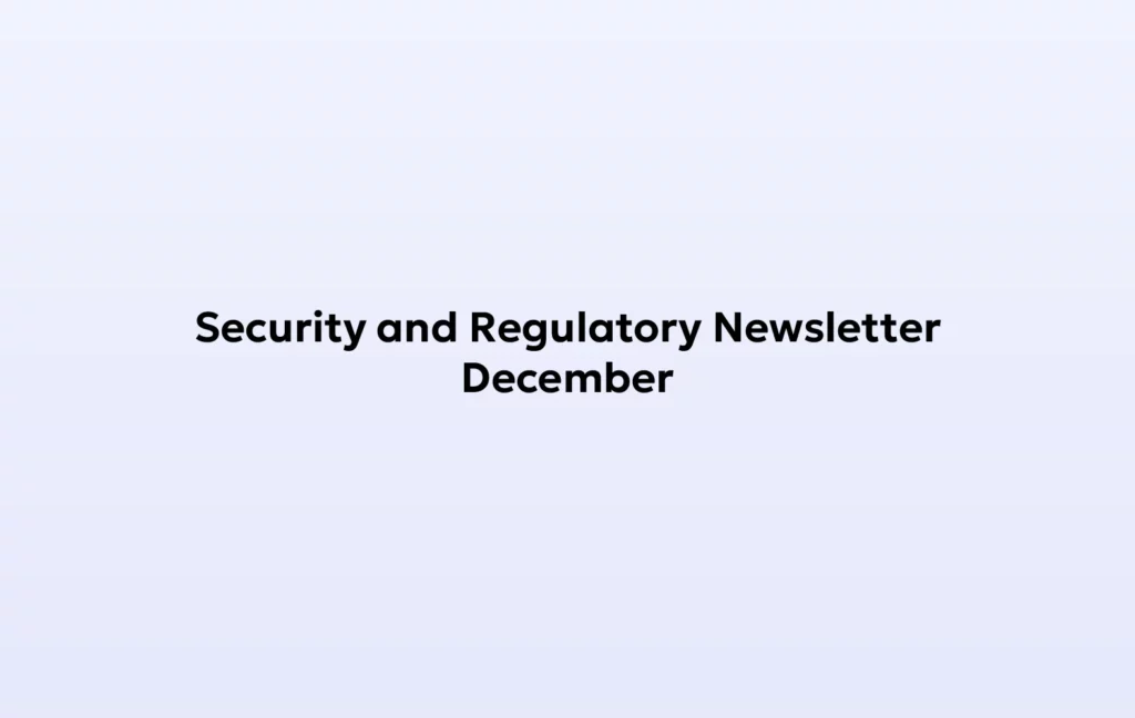 Security Newsletter - December