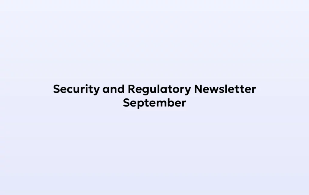 Security Newsletter - September